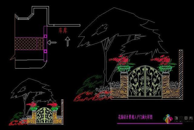 39套别墅私家花园景观设计CAD免费送！！！